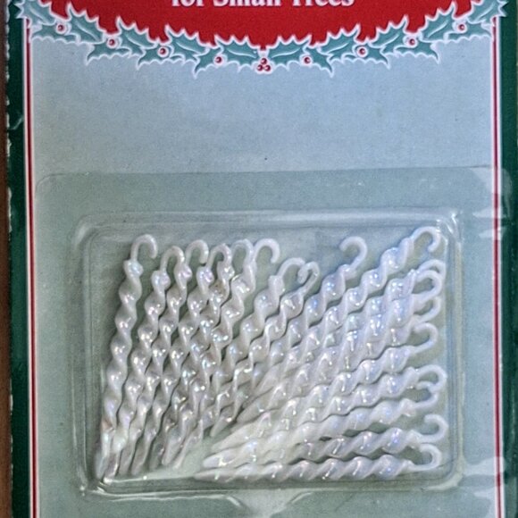 Six Itty Bitty Mini Christmas Tree Craft Decorations NIP - Picture 5 of 5